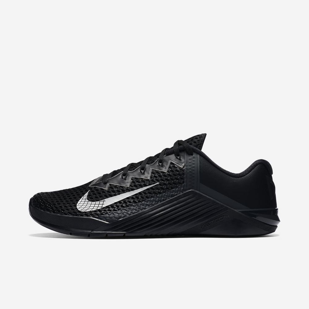 Chaussure De Crossfit Nike Metcon 6 Noir 8297-306 Black/Anthracite/Metallic Silver Homme | QEN-54190427